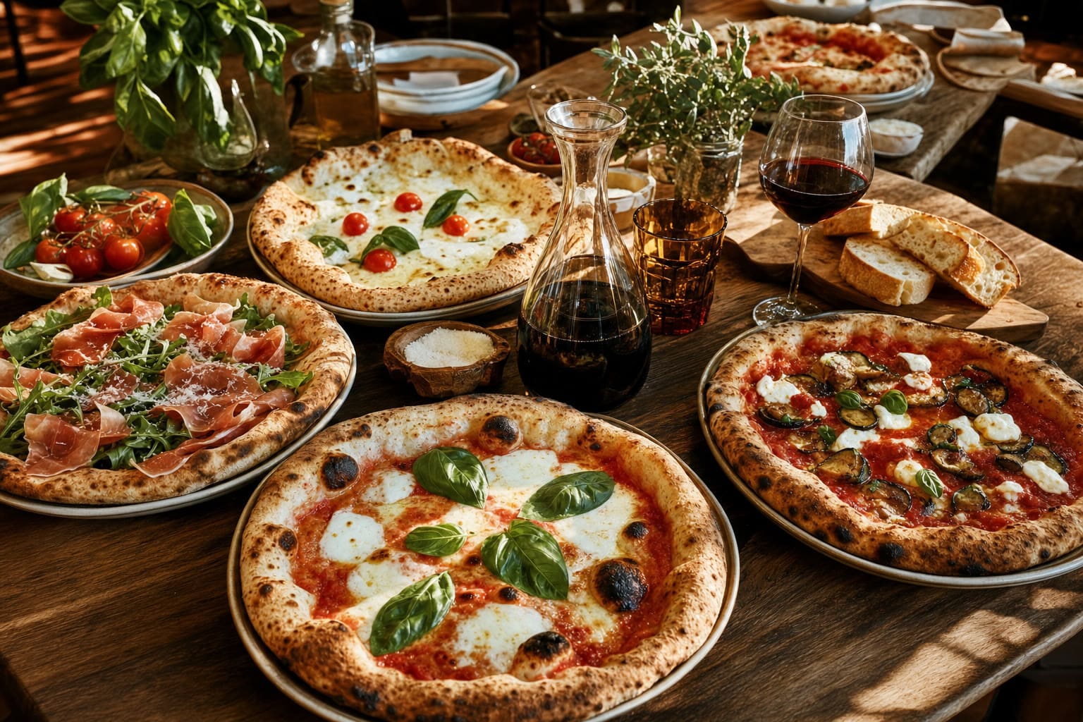 Une belle tablée italienne à partager, comme à la maison